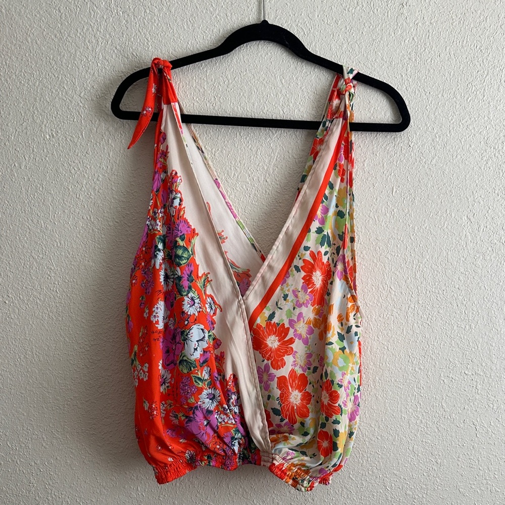 Free People Tied To You Tank in Fiesta Combo | Floral Boho Free People